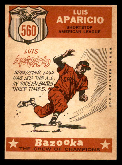 1959 Topps Baseball #560 Luis Aparicio A.S. White Sox EX-MT 540202