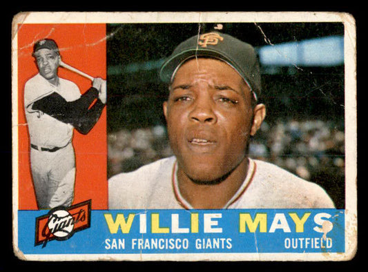 1960 Topps Baseball #200 Willie Mays Giants FR-GD 540234