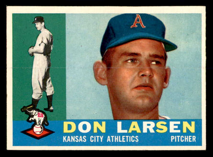 1960 Topps Baseball #353 Don Larsen A's EX-MT 540259
