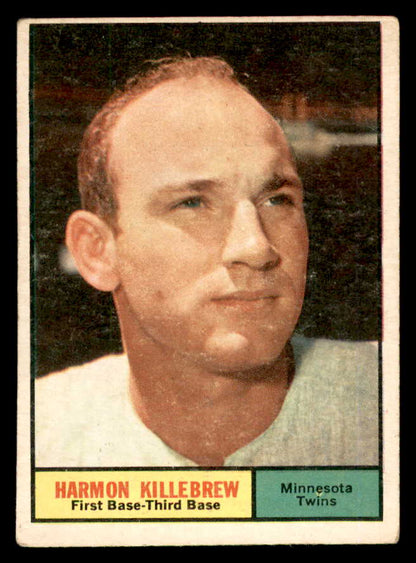 1961 Topps Baseball #080 Harmon Killebrew Twins VG 540383