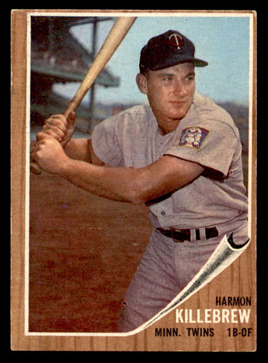 1962 Topps Baseball #070 Harmon Killebrew Twins VG-EX 540472