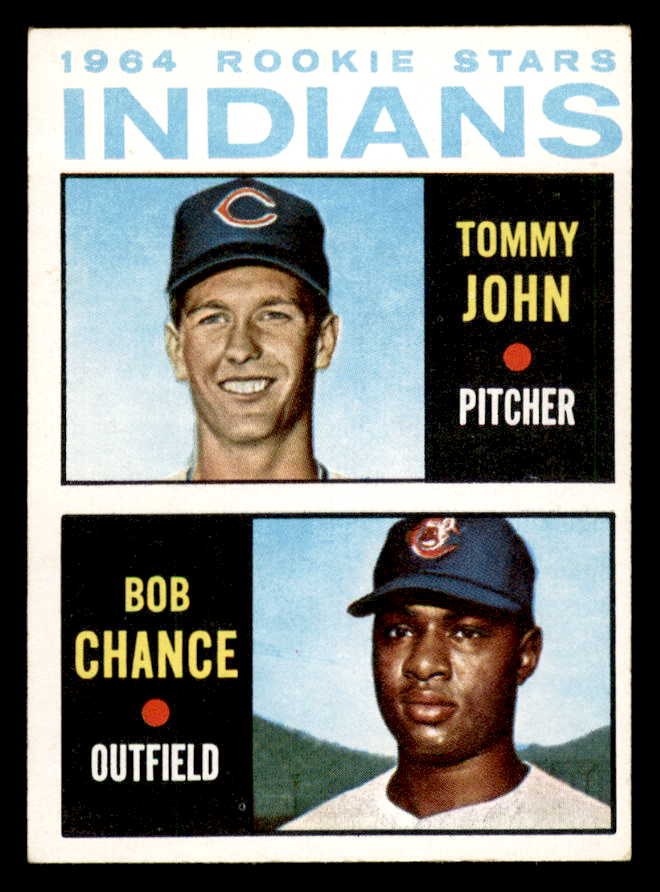 1964 Topps Baseball #146 Tommy John Indians EX-MT 540746