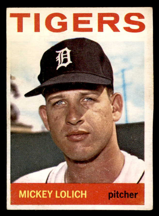 1964 Topps Baseball #128 Mickey Lolich Tigers VG 540757