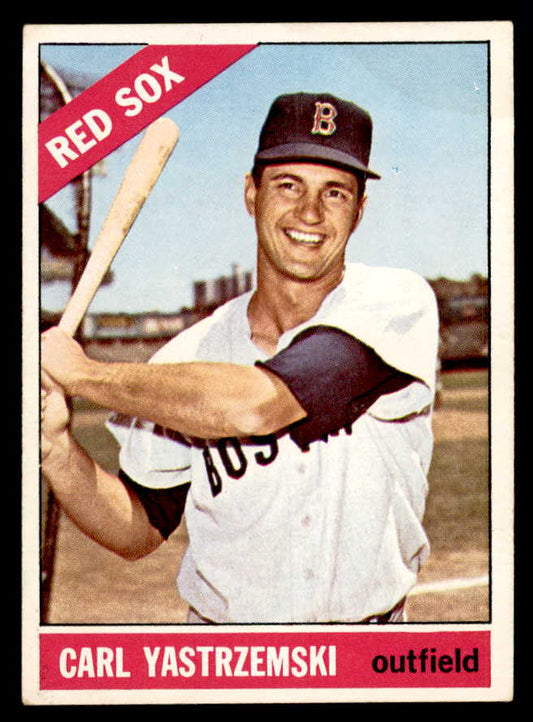 1966 Topps Baseball #070 Carl Yastrzemski Red Sox VG-EX 540852
