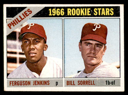 1966 Topps Baseball #254 Fergie Jenkins Phillies VG-EX 540885