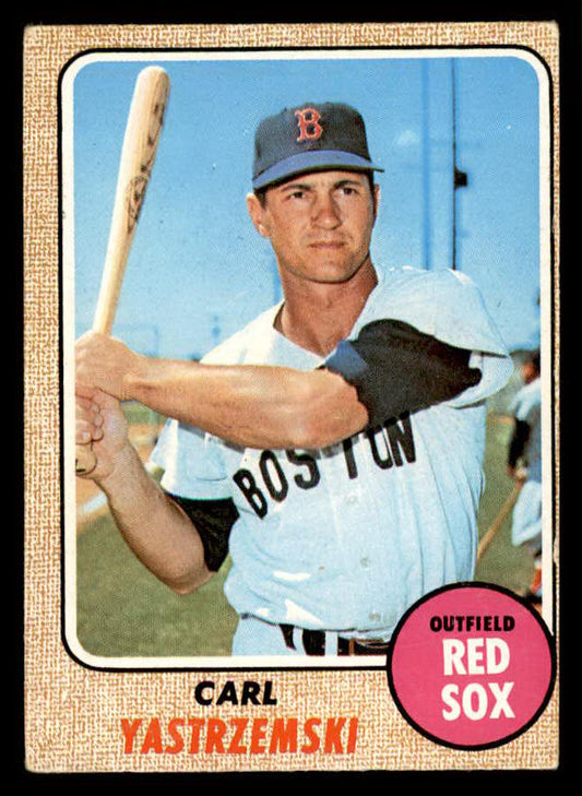 1968 Topps Baseball #250 Carl Yastrzemski Red Sox VG-EX 541011