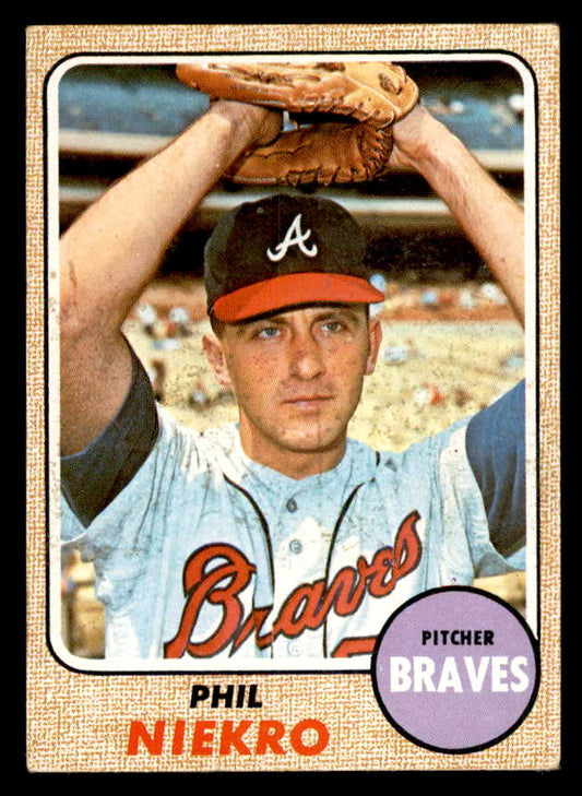 1968 Topps Baseball #257 Phil Niekro Braves VG-EX 541019