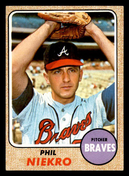 1968 Topps Baseball #257 Phil Niekro Braves EX-MT 541020