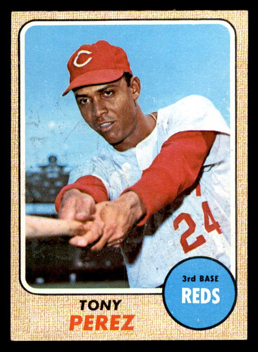1968 Topps Baseball #130 Tony Perez Reds EX-MT 541027