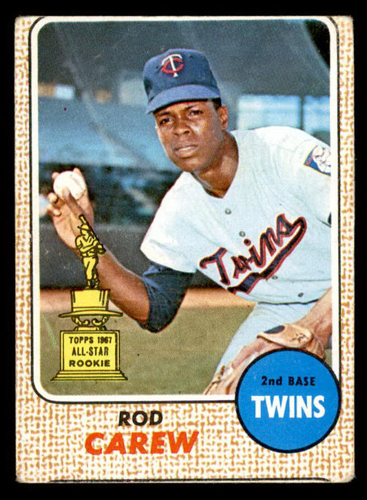 1968 Topps Baseball #080 Rod Carew Twins VG 541054