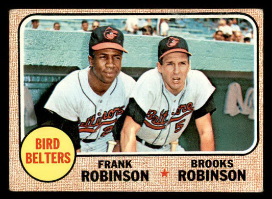 1968 Topps Baseball #530 Brooks Robinson Frank Robinson VG-EX 541079