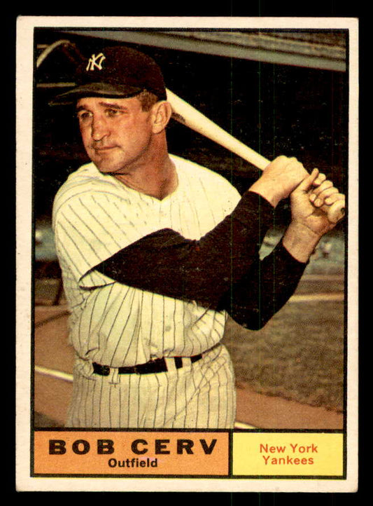 1961 Topps Baseball #563 Bob Cerv Yankees EX 541296