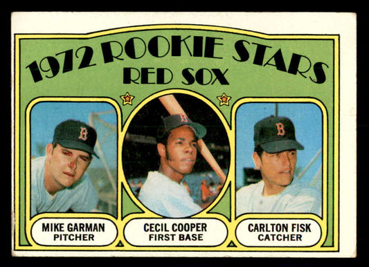 1972 Topps Baseball #079 Carlton Fisk Red Sox VG-EX 541474