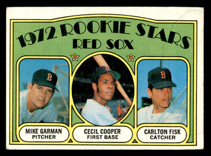 1972 Topps Baseball #079 Carlton Fisk Red Sox VG-EX 541475