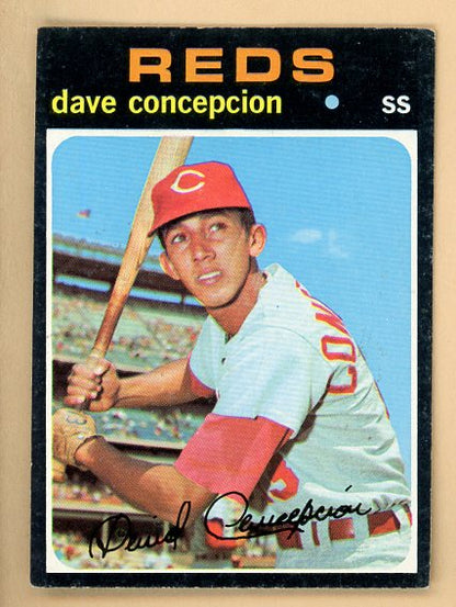 1971 Topps Baseball #014 Dave Concepcion Reds EX 541655