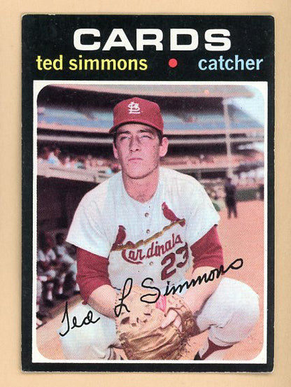 1971 Topps Baseball #117 Ted Simmons Cardinals EX-MT 541663