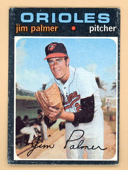 1971 Topps Baseball #570 Jim Palmer Orioles VG 541710