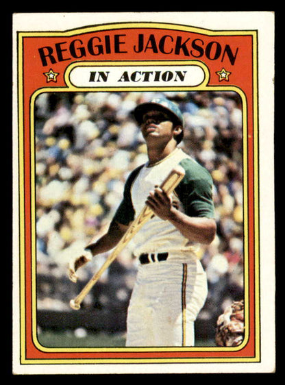 1972 Topps Baseball #436 Reggie Jackson IA A's NR-MT 541713