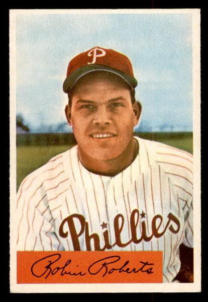 1954 Bowman Baseball #095 Robin Roberts Phillies EX-MT 541788