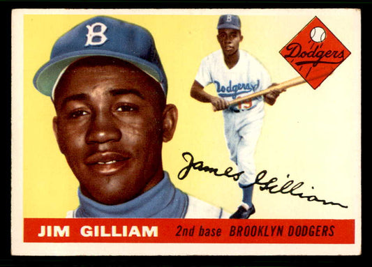 1955 Topps Baseball #005 Jim Gilliam Dodgers VG 541856