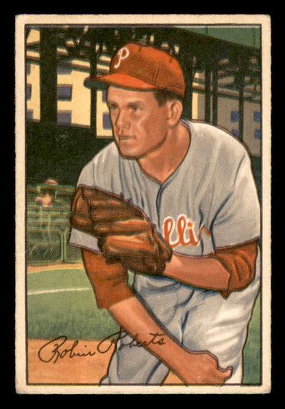 1952 Bowman Baseball #004 Robin Roberts Phillies VG-EX 541890