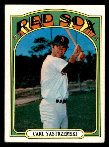 1972 Topps Baseball #037 Carl Yastrzemski Red Sox VG-EX 542153