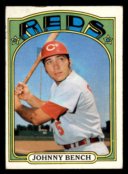 1972 Topps Baseball #433 Johnny Bench Reds VG-EX 542204