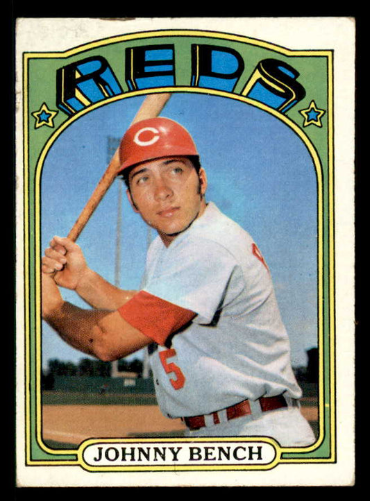 1972 Topps Baseball #433 Johnny Bench Reds VG-EX 542204