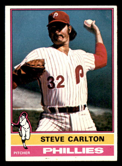 1976 Topps Baseball #355 Steve Carlton Phillies EX-MT 542250