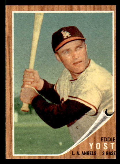 1962 Topps Baseball #176 Eddie Yost Angels EX Variation 542338