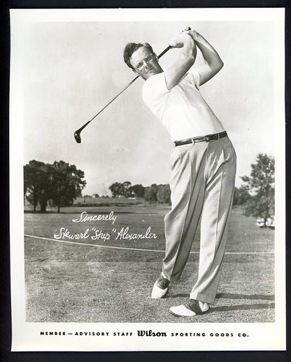 1950's-70's Wilson Advisory Staff Skip Alexander Golf EX-MT 542526