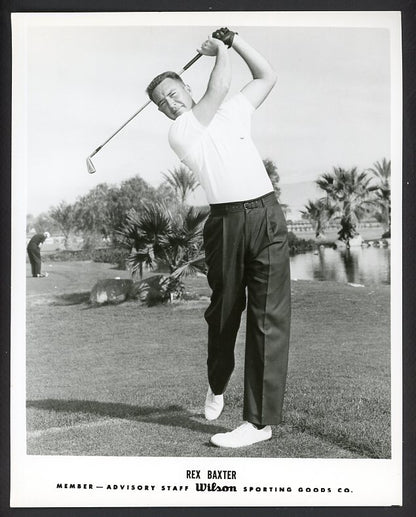 1950's-70's Wilson Advisory Staff Rex Baxter Golf EX 542527