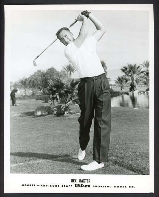 1950's-70's Wilson Advisory Staff Rex Baxter Golf EX 542527