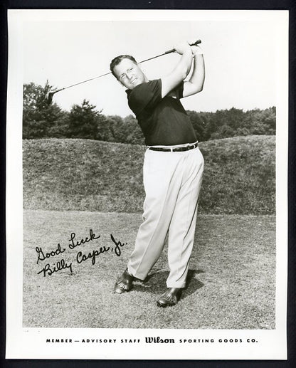 1950's-70's Wilson Advisory Staff Billy Casper Golf EX 542529