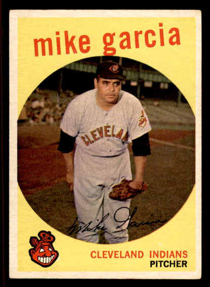 1959 Topps Baseball #516 Mike Garcia Indians VG-EX/EX 542661