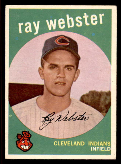1959 Topps Baseball #531 Ray Webster Indians VG-EX/EX 542662