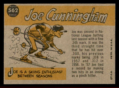 1960 Topps Baseball #562 Joe Cunningham A.S. Cardinals NR-MT 542690