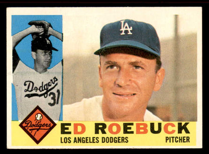 1960 Topps Baseball #519 Ed Roebuck Dodgers EX-MT 542700