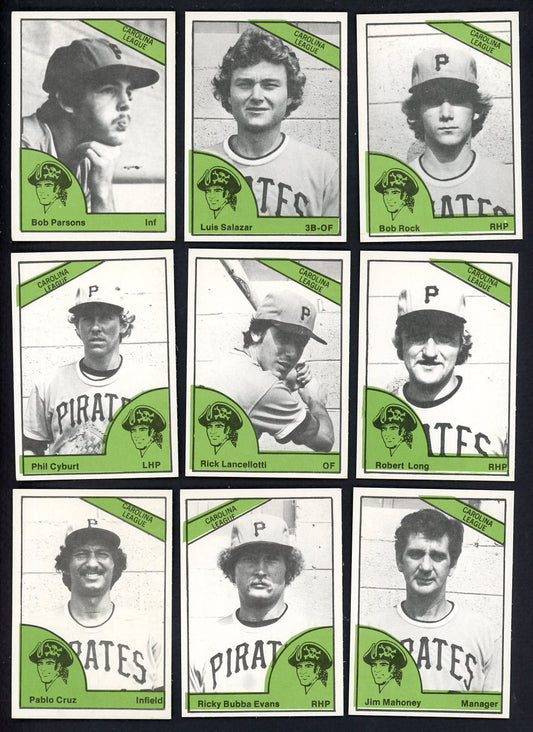 1978 TCMA Salem Pirates Complete Set Luis Salazar 543412