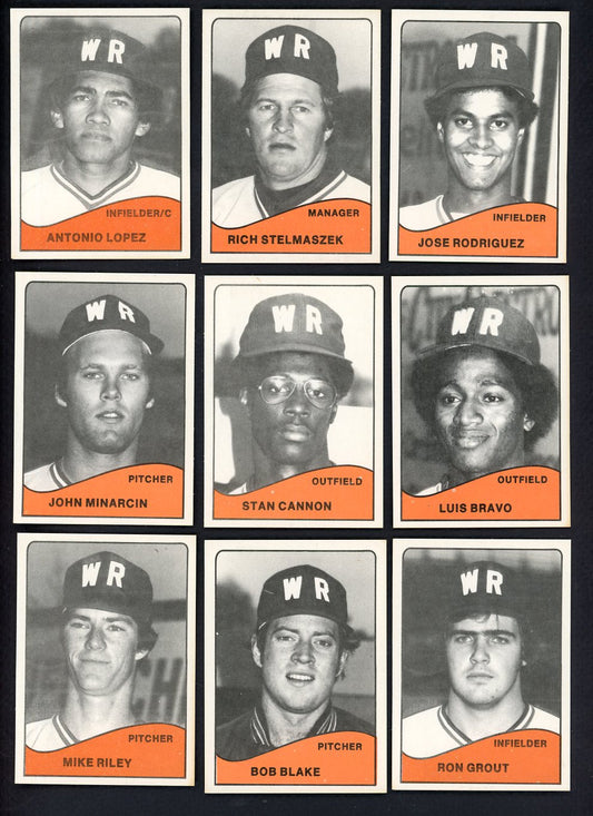 1979 TCMA Wisconsin Rapids Twins Complete Set Rich Stelmaszek 543446