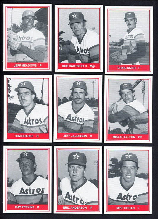 1982 TCMA Auburn Astros Complete Set Bob Hartsfield 543484