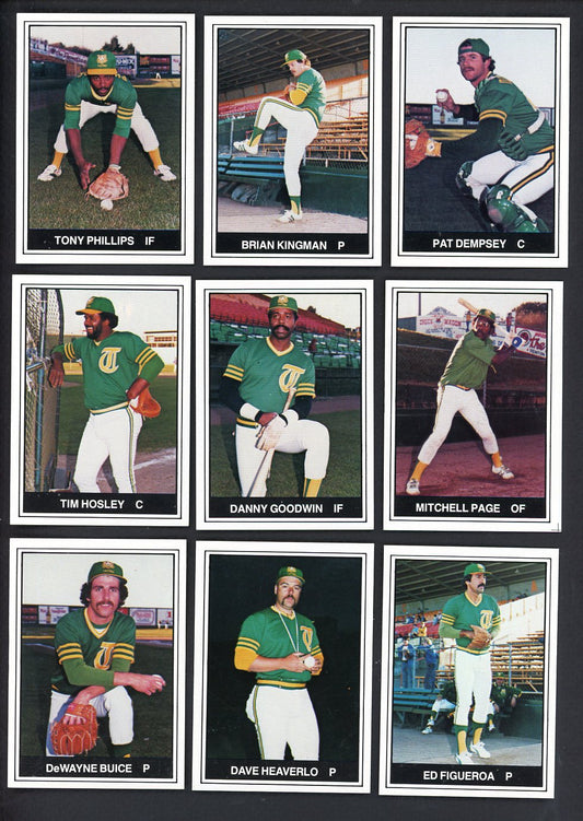 1982 TCMA Tacoma Tigers Complete Set Tony Phillips 543522