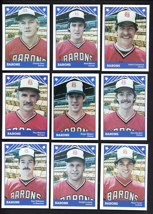 1983 TCMA Birmingham Barons Complete Set Bob Melvin 543538