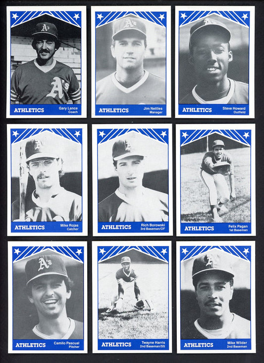 1983 TCMA Idaho Falls A's Complete Set Jim Nettles 543550