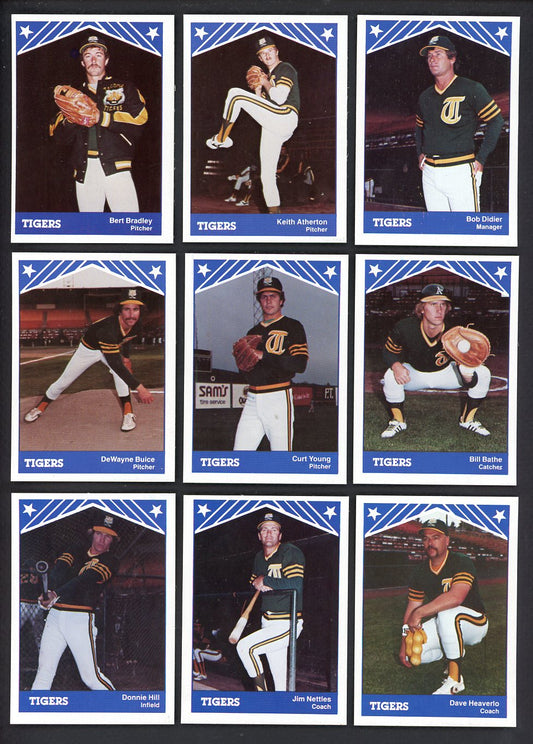 1983 TCMA Tacoma Tigers Complete Set Curt Young 543566