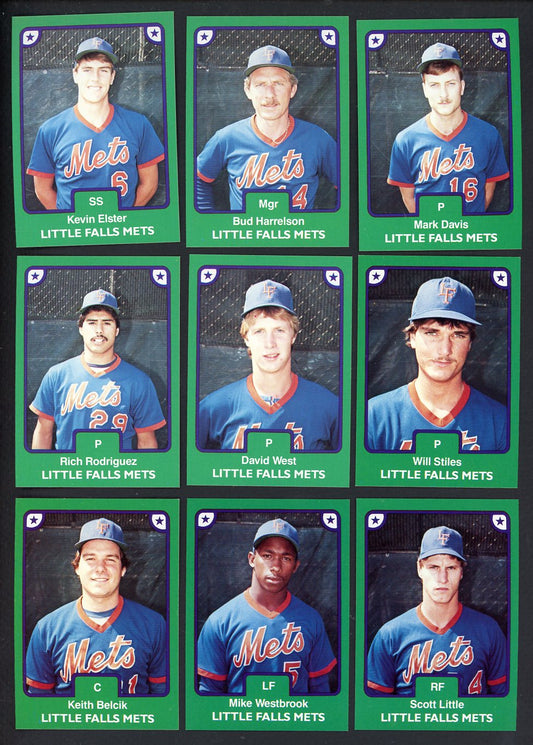 1984 TCMA Little Falls Mets Complete Set Kevin Elster 543592