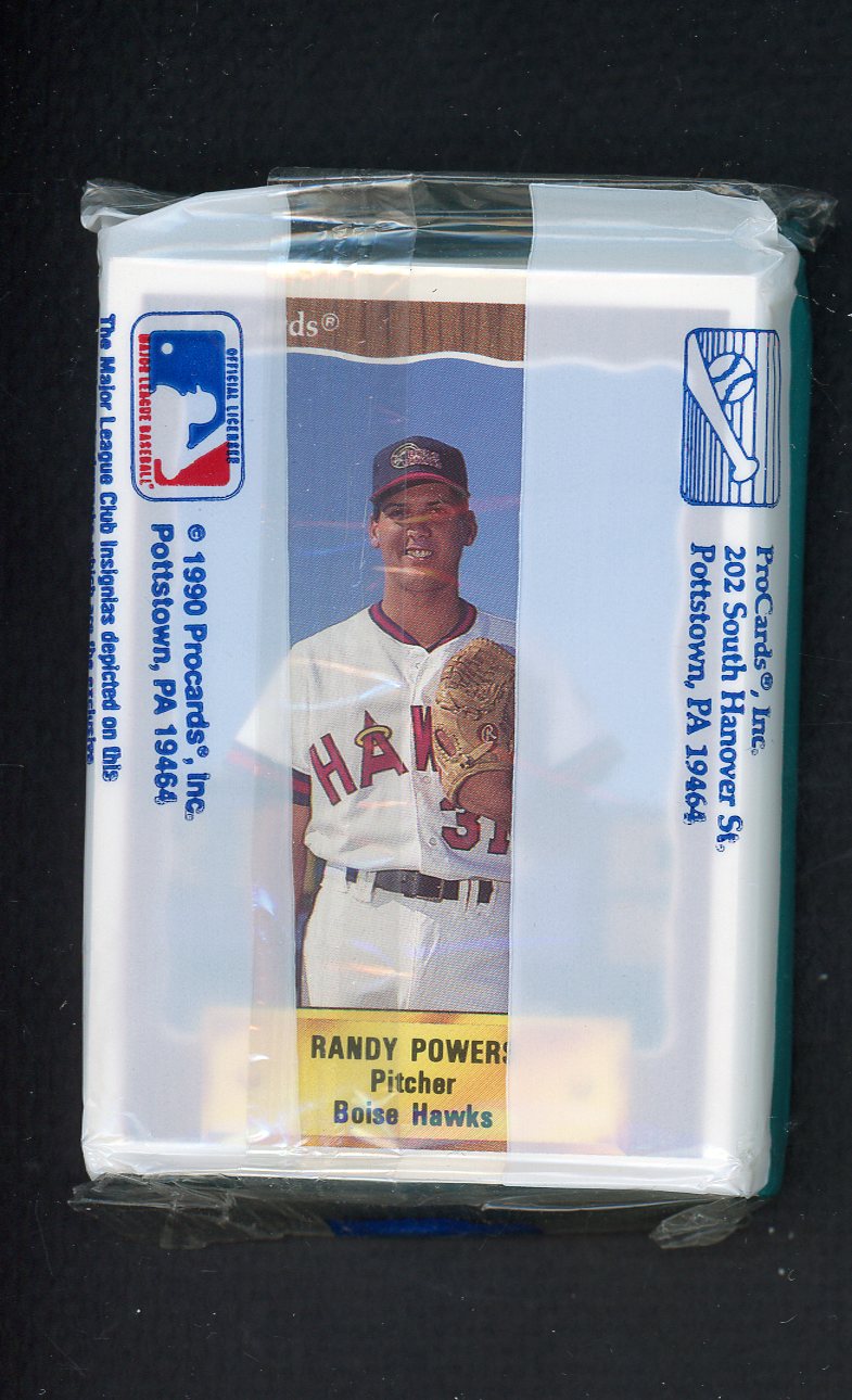 1990 Pro Card Boise Hawks Complete Set Troy Percival 543774