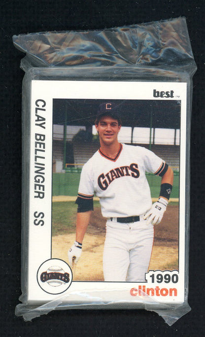 1990 Best Clinton Giants Complete Set Clay Bellinger 543789