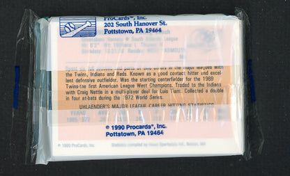 1990 Pro Card Greensboro Hornets Complete Set Sterling Hitchcock 543805