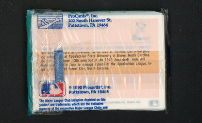 1990 Pro Card Greenville Braves Complete Set Turk Wendell 543807